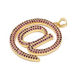 Латунные микро проложить кубического циркония подвески&nbsp;KK-S526-13G-A