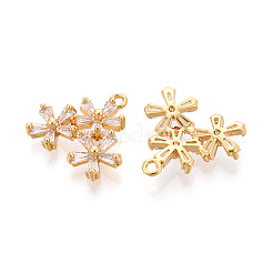 Латунные микро проложить кубического циркония подвески&nbsp;KK-N263-43G