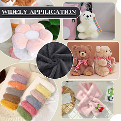 1 шт полиэстеровая плюшевая ткань&nbsp;AJEW-BC0009-58D