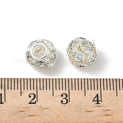 Латунные бусины со стразами &nbsp;KK-A267-03B-01S