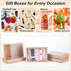 Подарочные ящики для хранения крафт-бумаги&nbsp;CON-WH0089-37C-01