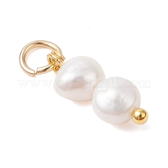 3 шт. подвеска в виде картофеля из натурального культивированного пресноводного жемчуга&nbsp;PALLOY-JF05105-01