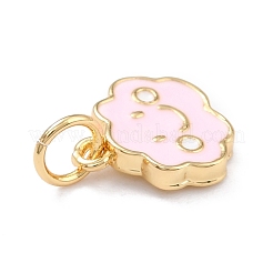 Настоящие 18k позолоченные латунные подвески&nbsp;KK-L206-007A-G