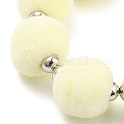 Универсальный ремешок для телефона с плюшевым шариком на запястье&nbsp;LS-HJEW-Q011-01D-P