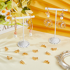 Латунные клипсы серьги&nbsp;FIND-SC0013-11G