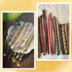 1 рулон экологически чистого корейского вощеного полиэфирного шнура&nbsp;YC-SP0001-03A