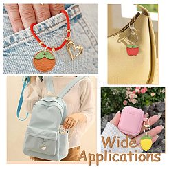 10 шт. 5 подвески из микрофибры и кожи с фруктовой серией&nbsp;FIND-CJ0005-21