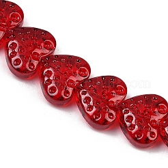 Прозрачные стеклянные бусины&nbsp;X-GLAA-H038-01F