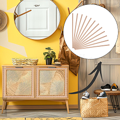 Деревянная карнизная черепица&nbsp;DIY-WH0591-257