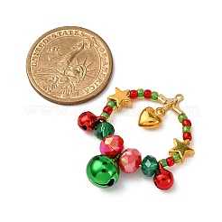 Подвески из стеклянного бисера для рождественских венков&nbsp;PALLOY-MZ00782-02