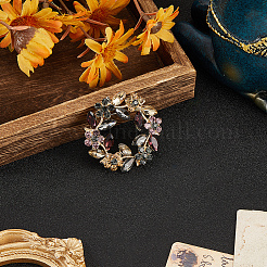 1 шт. булавки для лацкана со стразами из сплава&nbsp;JEWB-CP0001-44