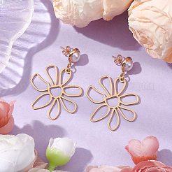 Латунь серьги&nbsp;EJEW-TA00543