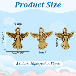 50 шт. 5 цвета подвески из сплава в тибетском стиле&nbsp;FIND-PH0025-75