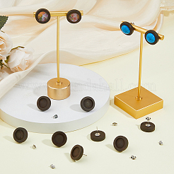 30 пара деревянных гвоздиков для сережек&nbsp;EJEW-DC00001