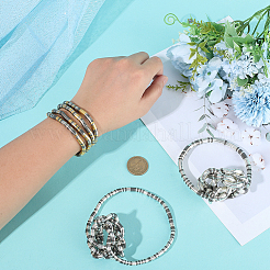 3 шт. 3 стиля ожерелья из цинкового сплава в виде круглой цепочки-змейки для женщин&nbsp;NJEW-SC0001-65