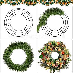 2 шт. круглые железные рамки для венков&nbsp;AJEW-SP0002-95