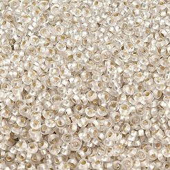 Полукруглые бусины toho 8/0&nbsp;Y-SEED-DR08-PF21F