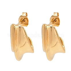 Серьги-гвоздики из хирургической нержавеющей стали 316&nbsp;EJEW-C160-09G