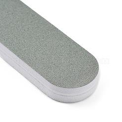 Прямоугольник пластиковых серебро полировки палки&nbsp;X-AJEW-N022-02