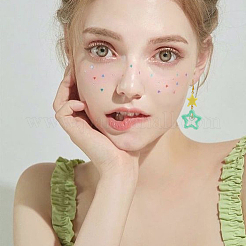 72шт 18 цвета акриловые бусины&nbsp;OACR-SC0002-61