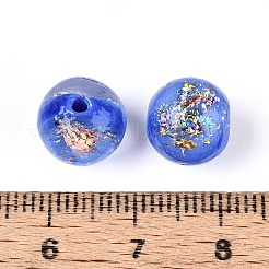 Ручной работы бусины фольги&nbsp;LAMP-T021-31C