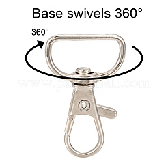 Поворотные d-кольца из цинкового сплава&nbsp;X-E341-8