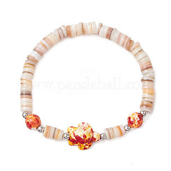 Браслеты из натуральных пресноводных ракушек в виде морских черепах и морских звезд&nbsp;BJEW-55.0-02