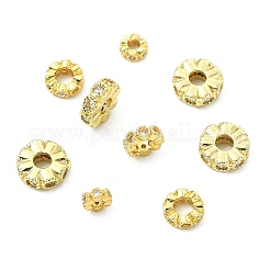 15 шт. 3 стиля латунные бусины-разделители из кубического циркония&nbsp;KK-CJ0003-84