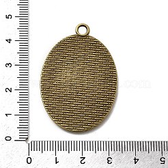 Тибетском стиле сеттинги сплав цинка кулон кабошон&nbsp;X-TIBEP-M004-01AB-NR