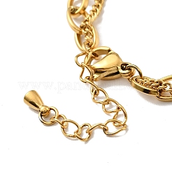 Двухслойный браслет с плоскими круглыми и шариковыми подвесками из синтетической бирюзы BJEW-G646-07G