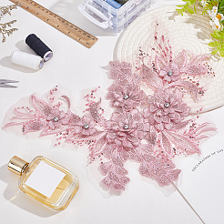 1 шт. полиэстеровая ткань с компьютерной вышивкой&nbsp;DIY-CY0002-56