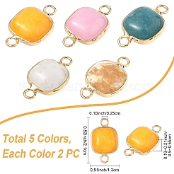 10 шт. 5 стиля подвески-коннекторы из тигровой кожи&nbsp;G-YW0002-75