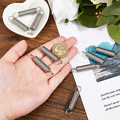 10 шт. крючок пружины натяжения из нержавеющей стали&nbsp;AJEW-FH0006-13A