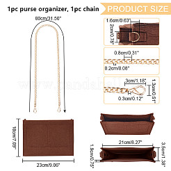 Вставка-органайзер для кошелька из шерстяного войлока&nbsp;PURS-WR0006-84