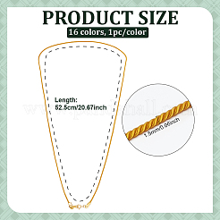 Изготовление ожерелий из нейлоновых шнуров (16 шт.)&nbsp;NJEW-PH01633