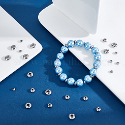 90шт 3 стиля латунные распорные бусины&nbsp;KK-PH0003-38