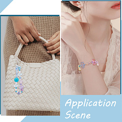 100 шт. Прозрачные акриловые бусины&nbsp;TACR-SP0001-24