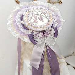 3 ярд кружевной отделки из полиэстера&nbsp;SRIB-LP0001-13A