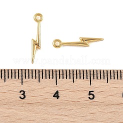 Латунные подвески в виде молнии&nbsp;XGR0168G-106G