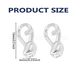 1 пара серег-клипс из сплава с цветочным узором&nbsp;EJEW-LP0004-93