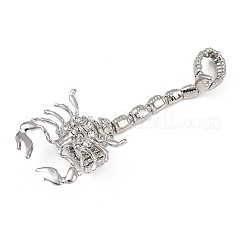 Кольца-растяжки из сплава со стразами&nbsp;LS-AJEW-B107-03P