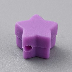 Звездные силиконовые фокусные бусины&nbsp;SIL-TAC0008-08L