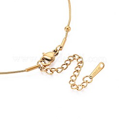 Ожерелья-спутнички из нержавеющей стали 304 толщиной 1 мм&nbsp;LS-NJEW-N058-07B-G