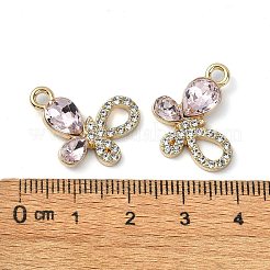 Золотые подвески из сплава со стразами&nbsp;PALLOY-F308-24G