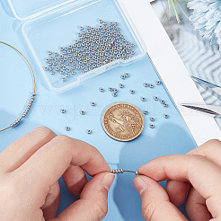 200 шт. 202 нержавеющая сталь проставки бусины&nbsp;STAS-UN0056-40