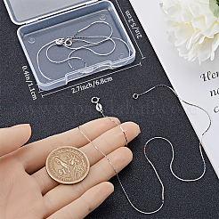 Комплект из 2 шт. ожерелий из двух цепочек Boston Link с родиевым покрытием&nbsp;STER-BBC0006-13A