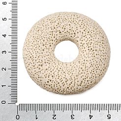 Природный диск из вулканического камня большие подвески&nbsp;G-M203-07-01