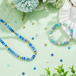 3500шт 10 цвета бусины из полимерной глины ручной работы&nbsp;CLAY-PA0001-26B