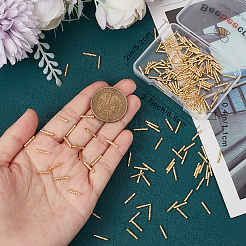 200 шт. латунные бусины с покрытием стойки&nbsp;KK-BBC0008-90