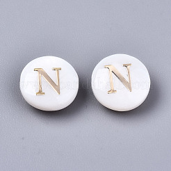 Бусины из натуральных пресноводных ракушек&nbsp;LS-SHEL-S266-12N